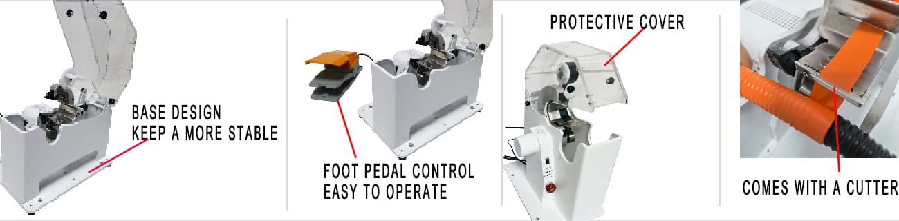 Desktop Wire Harness Taping Machine With Protective Cover TP35